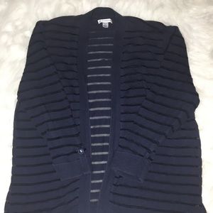 Croft and Borrow Dark blue Carnigan